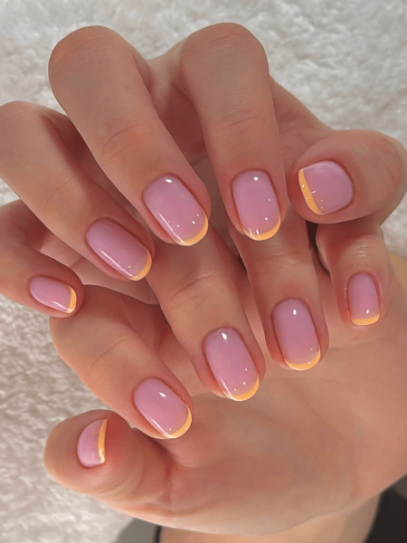 Jelly MicroFrench Nails