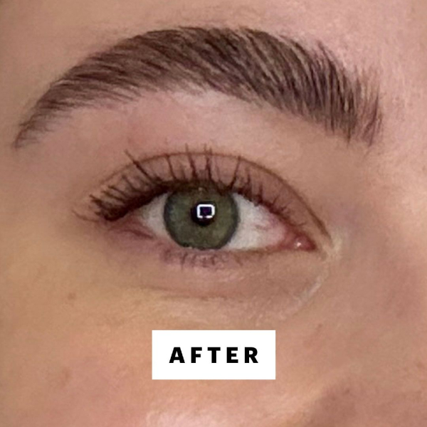 Sarah Felbin after applying Ilia Limitless Mascara in Before Dawn